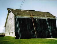 Barn before anything was done.