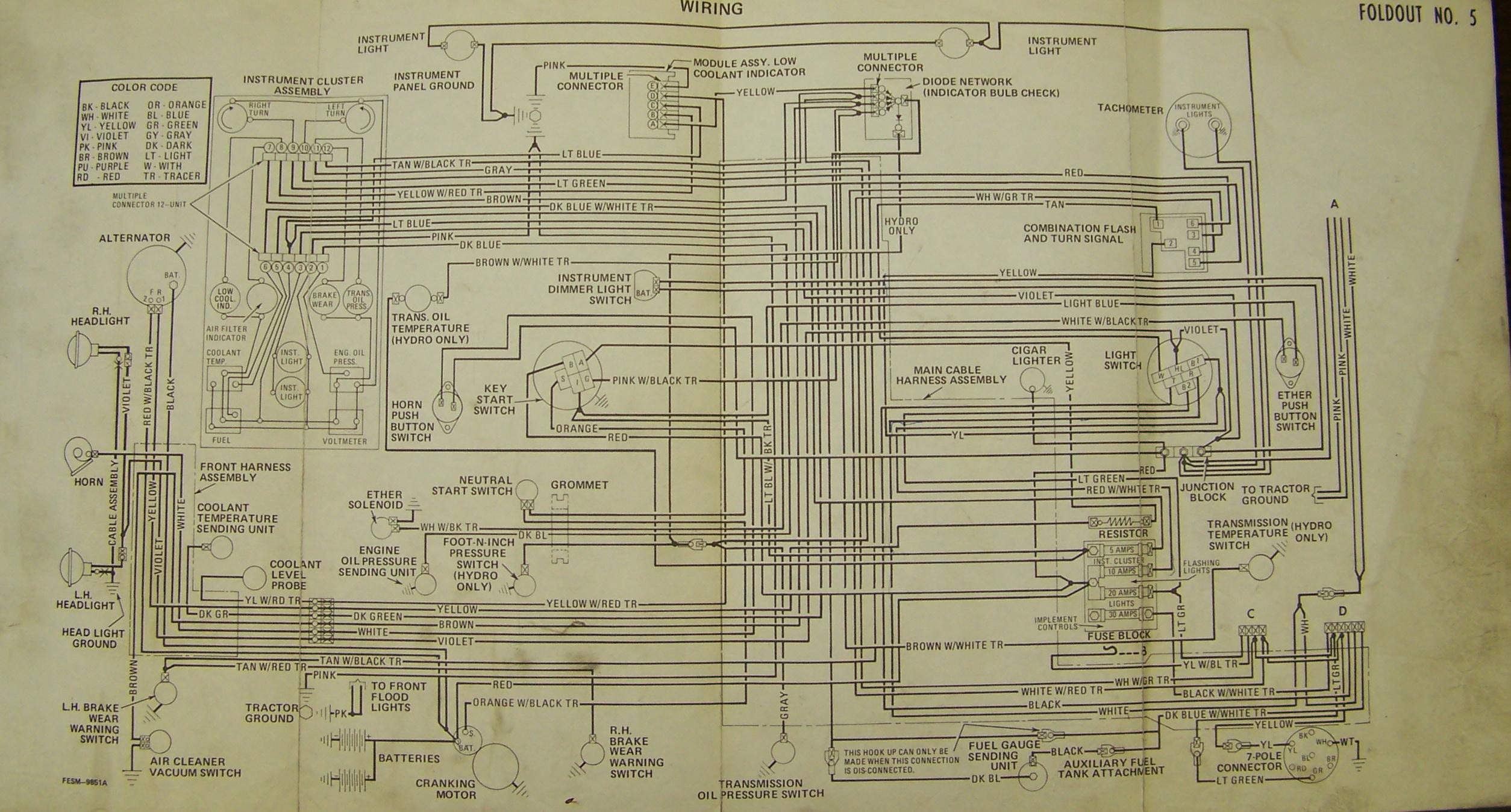 Carter & Gruenewald Co. Inc. - IH-FARMALL Tractor ... 966 ih tractor wiring schematic for 